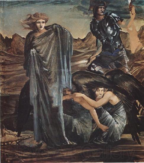Edward Burne-Jones The Finding of Medusa Edward Burne Jones Norge oil painting art